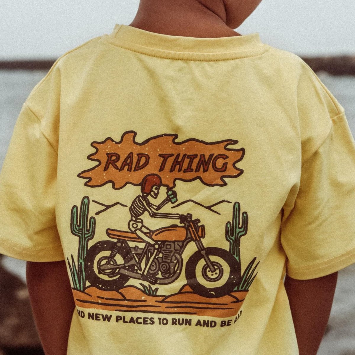 WHERE THE RAD THINGS ARE™ TEE - GOLDEN YELLOW - LITTLE RAD THINGS
