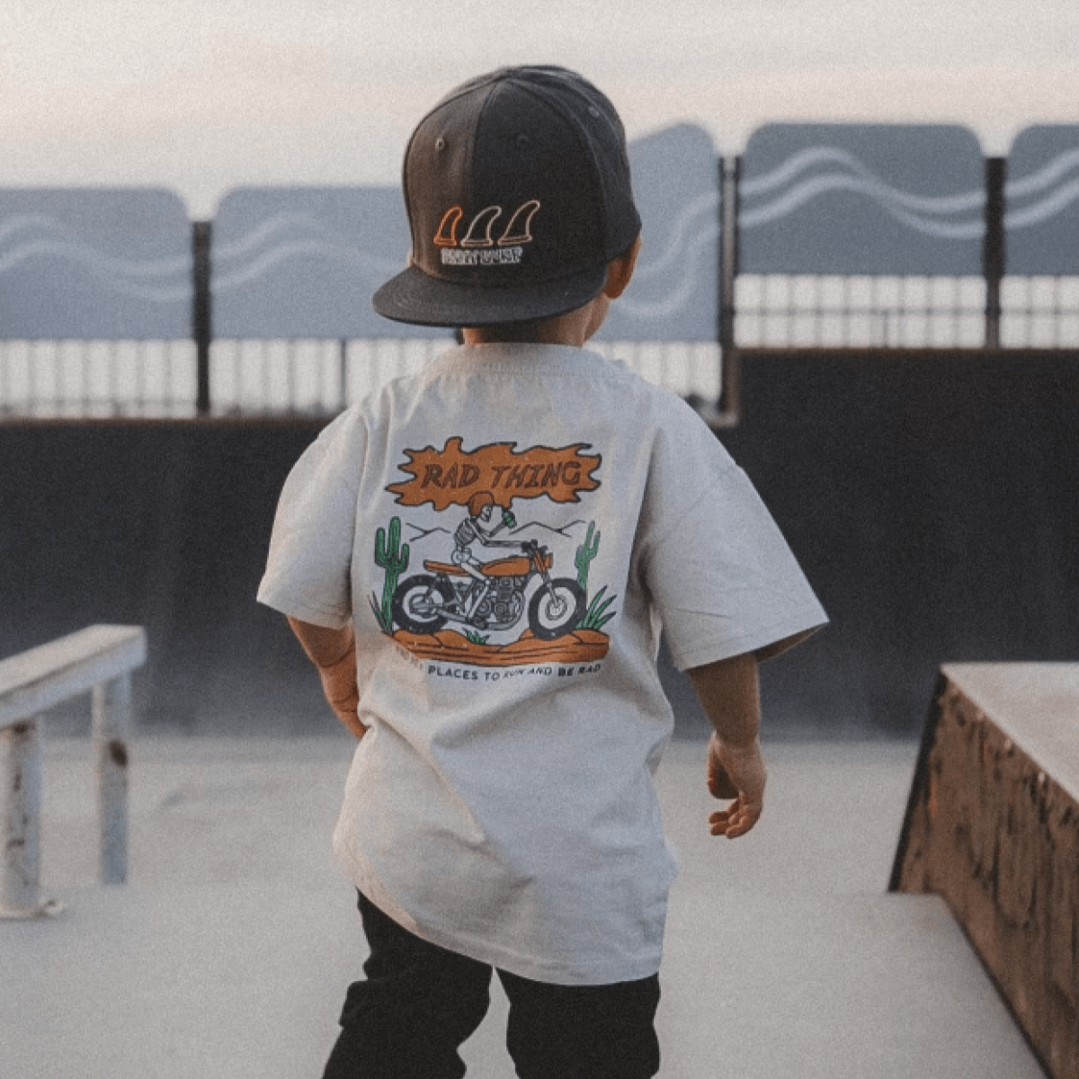WHERE THE RAD THINGS ARE TEE™ - VINTAGE BIEGE - LITTLE RAD THINGS