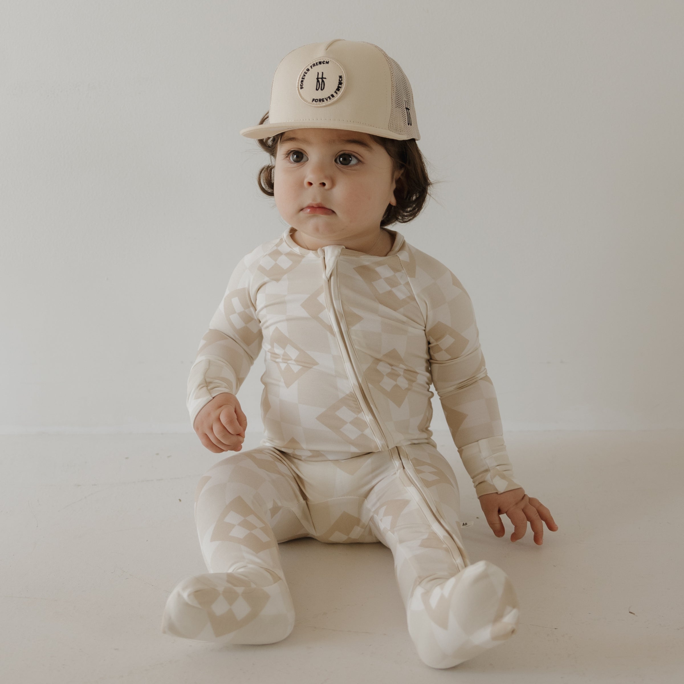 Bamboo Zip Pajamas | Cottage Quilt