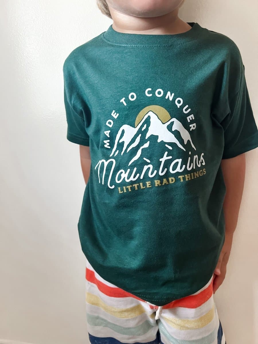 Forest Made To Conquer Mountains Tee - LITTLE RAD THINGS