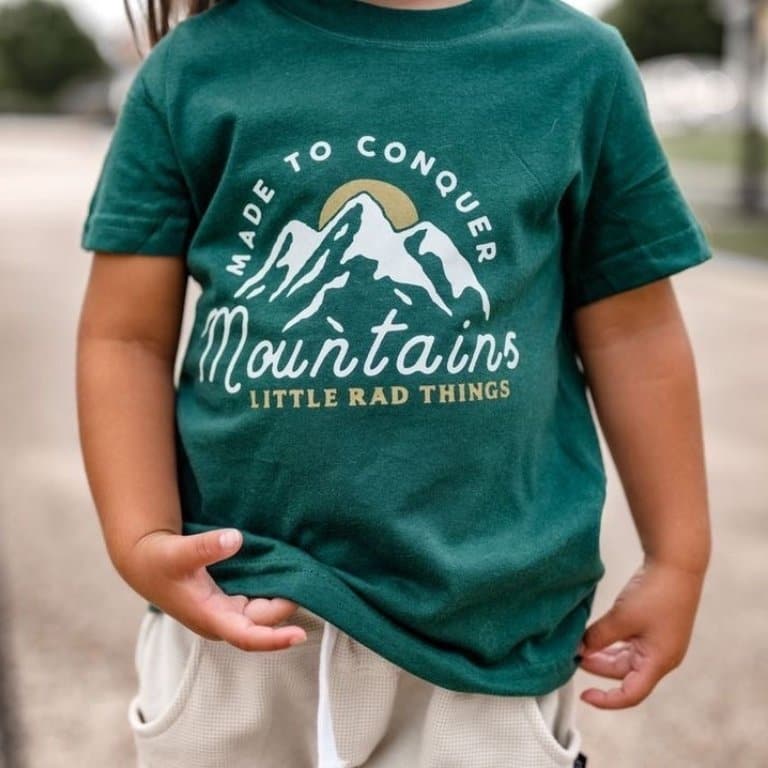 Forest Made To Conquer Mountains Tee - LITTLE RAD THINGS