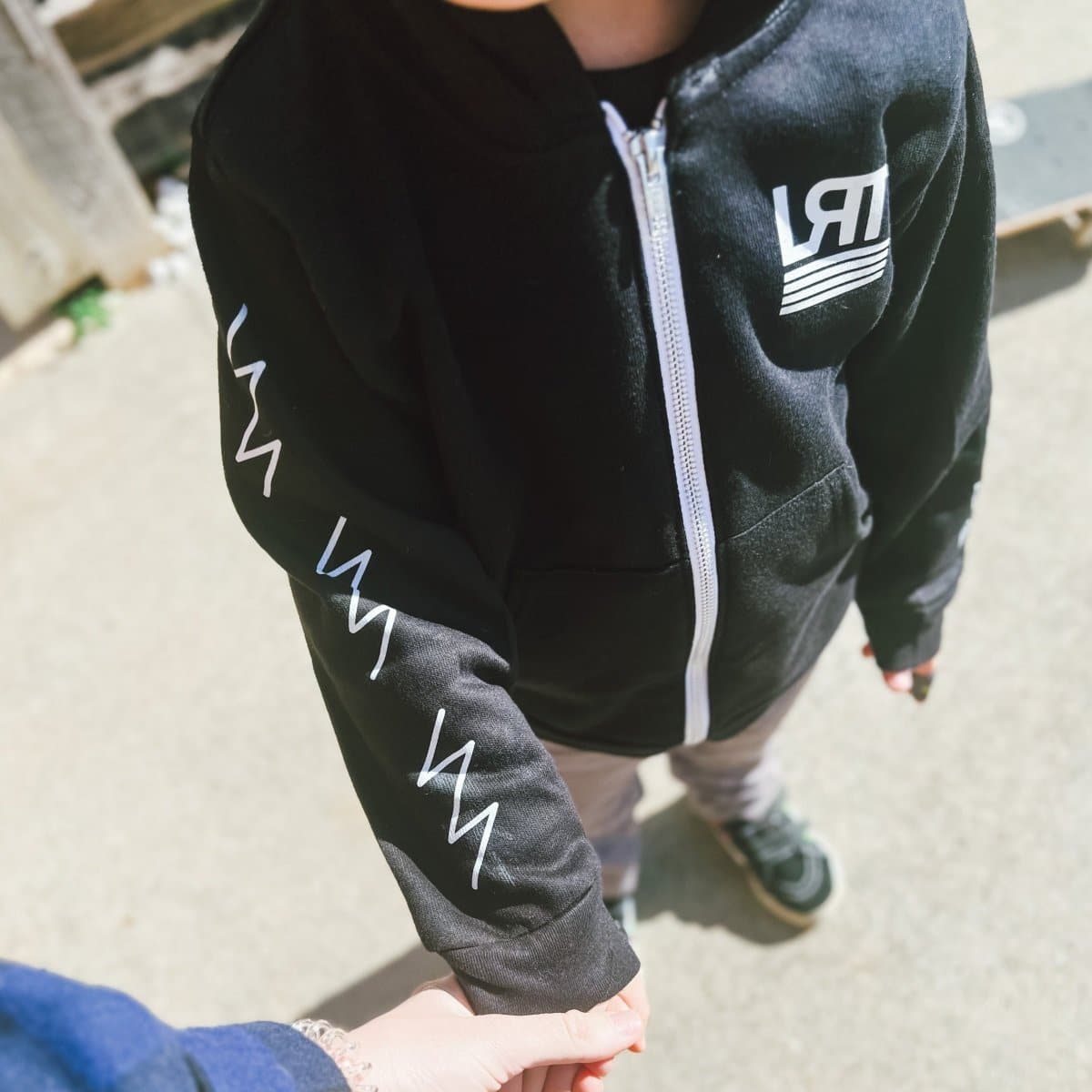 Rad Vibes Only Zip-Up Hoodie - LITTLE RAD THINGS