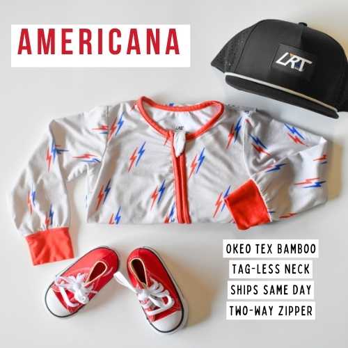 The Americana Double-Zip Sleeper - LITTLE RAD THINGS